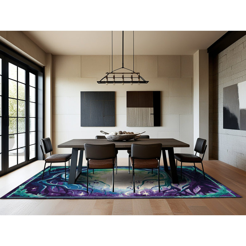 Forest's Embrace Rug, Square 6'
