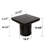 23.6'' Modern Solid Wood Veneer End Table(Only Including Coffee Table)