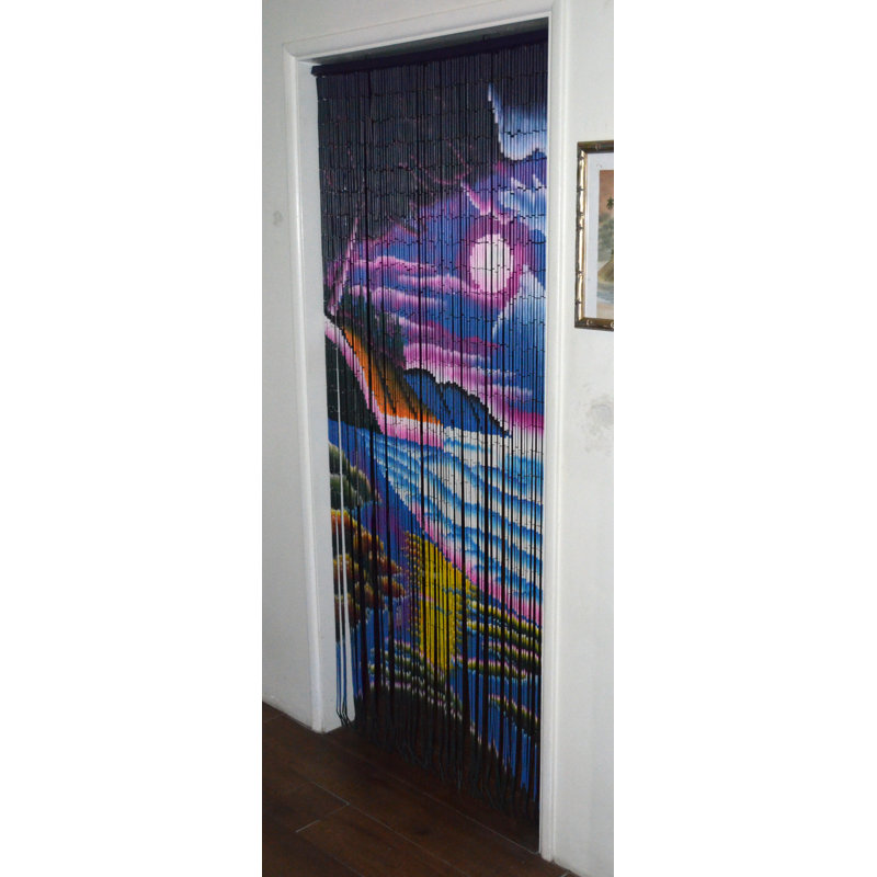 Bamboo Semi Sheer Curtain Single Panel