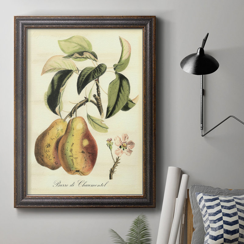 " Printed Tuscan Fruits IV ", 27" H x 18" W x 2.5" D