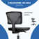 Office Set: Mesh Office Chair And Electric Standing Desk