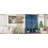 Farmhouse Hall Tree With 4 Hidden Hanging Hooks, Versatile Walnut Seating Bench With 8 Doors, Entryway Shoe Cabinet With Open Compartment For Living Room-29792405