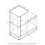Amiee 51cm H x 48cm W Plastic Ladder Bookcase