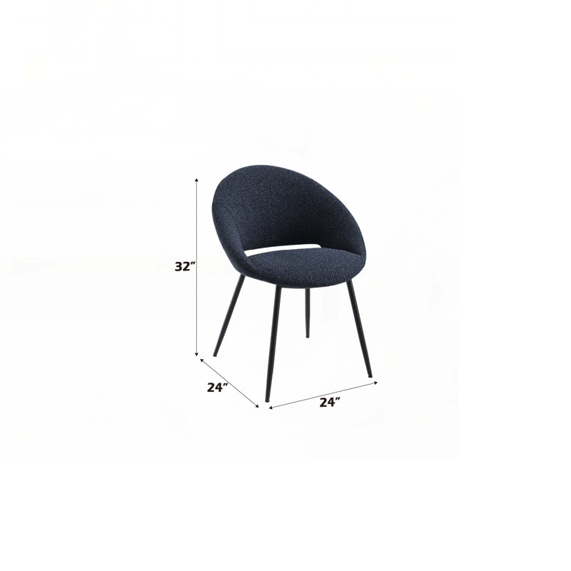 Chaise rembourrée Boucle