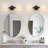 Glass Wall Sconces, Vanity Lights for Bathroom