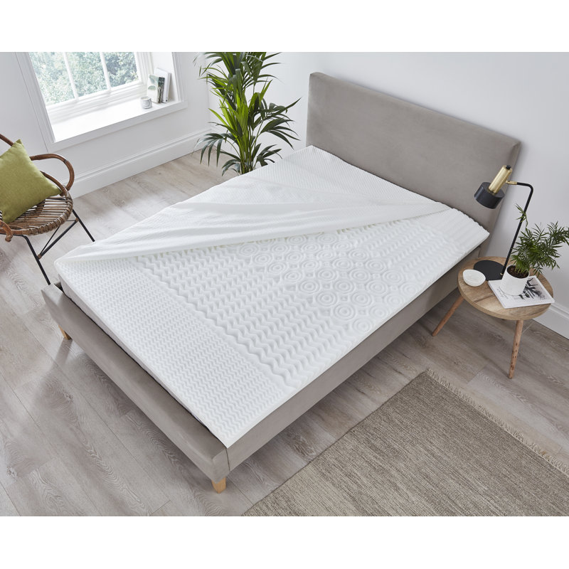 Martex Health & Wellness 5 cm Memory Foam Mattress Topper, Kingsize (5')