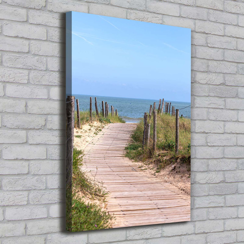 Path To The Beach - Wrapped Canvas Print