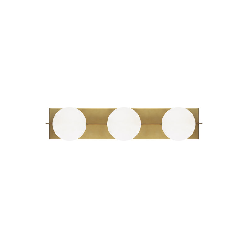 Orbel 3 - Light Vanity Light, Yes, Natural Brass