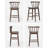 Modern Windsor Counter Stool - Solid Wood & 300Lb Capacity-838719597