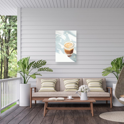 Bolog Afternoon Latte On Canvas Print