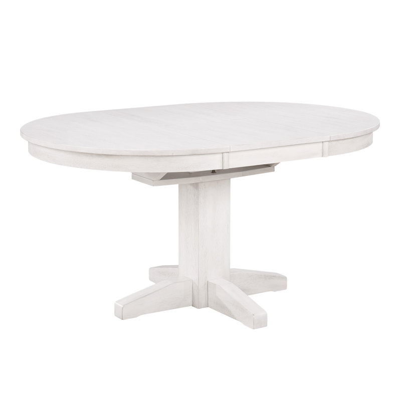 Noam Solid Wood Extendable Round Dining Table