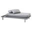 Space 2-Seater Light Gray/Fossil Black Loveseat-117215555
