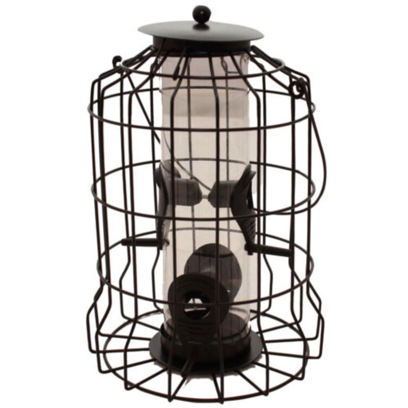 Blosser Metal Water Resistant Hanging Tube Bird Feeder