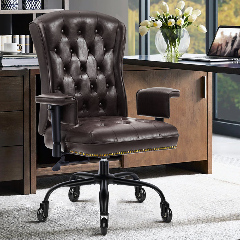 Chaise de bureau Carraton, Brun