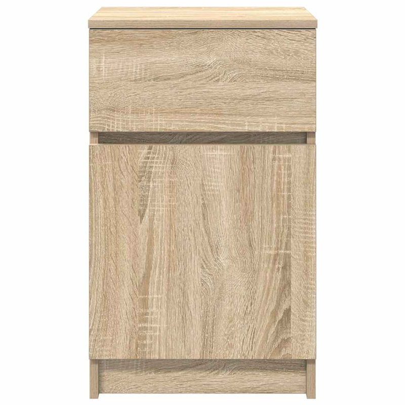 Bedside Cabinet 39X35x65 Cm Engineered Wood, Sonoma Oak