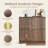 32" 2 Drawer Fluted Lateral File Cabinet,Wood File Storage For Legal/Letter/A4/F4 Files – Home Office Organization-728509046