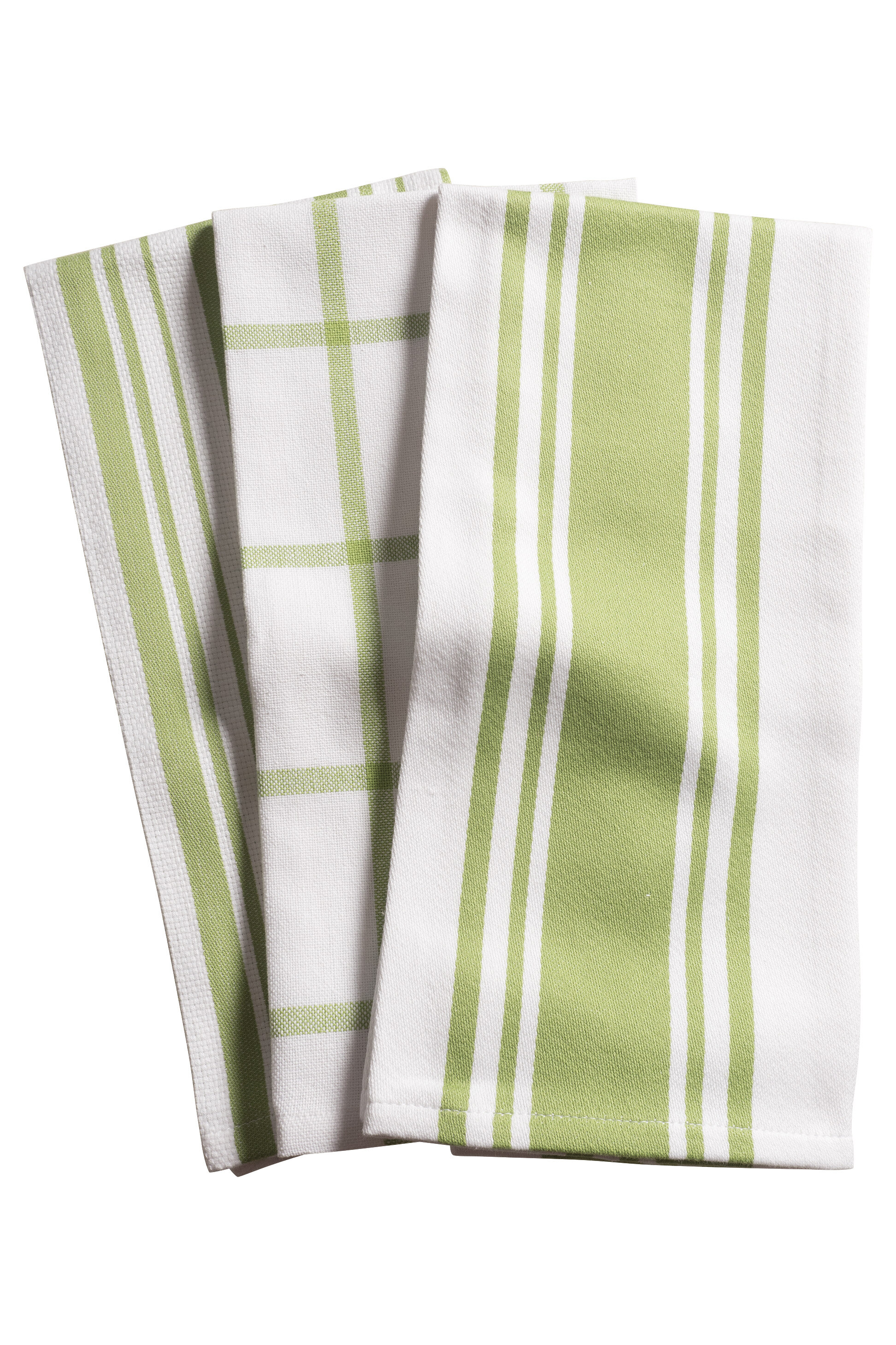 J&M Green Ribbed Terry Dishtowel Dishcloth Set/8 in the Kitchen Towels  department at