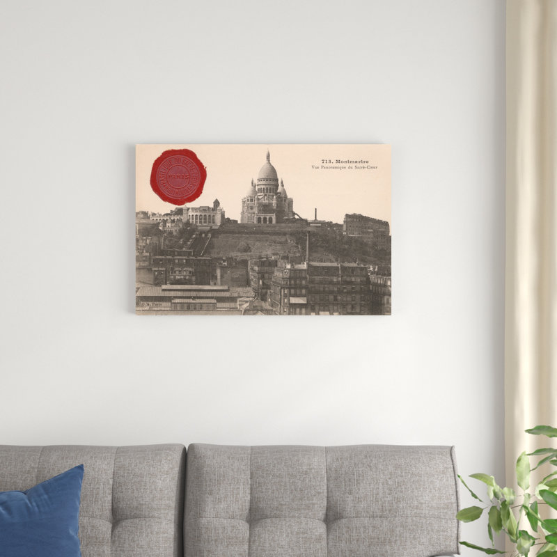 Montmartre par Wild Apple Portfolio - Photographie sur toile tendue, H 24 po x l 36 po