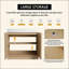 Meuble-lavabo sur pied 36 po avec lavabo en résine blanche et 2 portes d'armoire à fermeture en douceur-1288839023