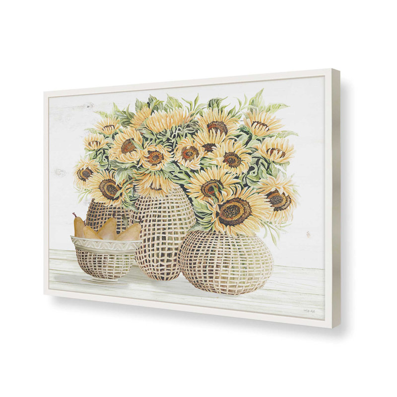 «Bounty of Nature» par Cindy Jacobs, reproduction d'art, L 32 po x H 24 po, Impression encadrée, Blanc
