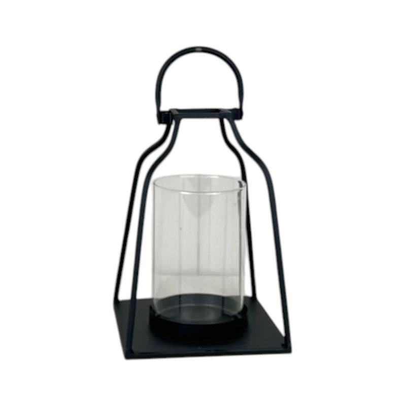 Metal Candle Holder Lantern 19cm