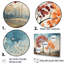 «Mute Tone Maple Trees Collage II», reproduction sur toile-97043421-97043423