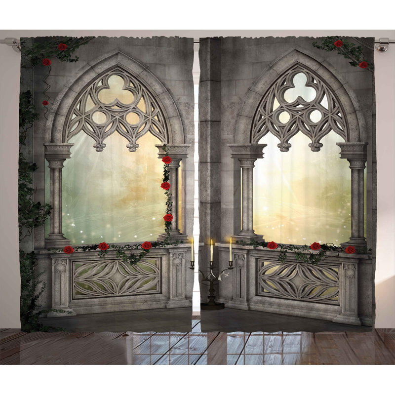 Semi Sheer Sliding Panel Pair, 54" x 108"