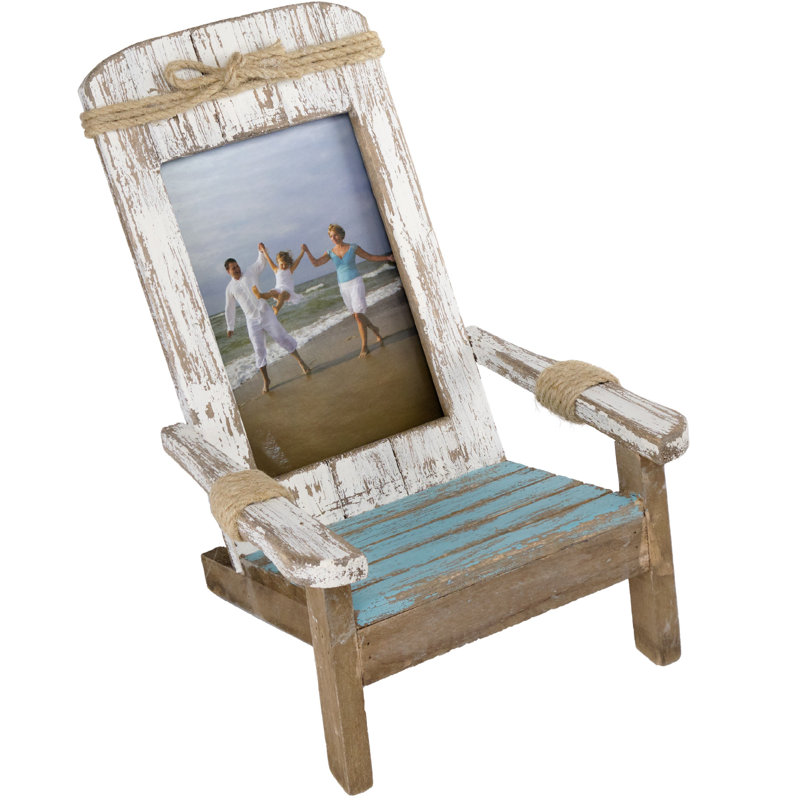 Partingt Wood Beveled Picture Frame with Mat