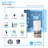 4-Light Dimmable LED Brushed Nickel Vanity Light