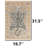 Leopard Faux Hide Bordered Rug