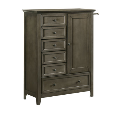 Solid Wood 45.25'' W 6 - Drawer Dresser