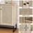 Sideboard Buffet Storage Cabinet With Rattan Doors