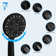 All Metal High Pressure Dual Shower Head, Rainfall Shower head with 7-spray Hand Shower Combo