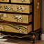 Armoire de rangement à cinq tiroirs avec structure en bois de bouleau