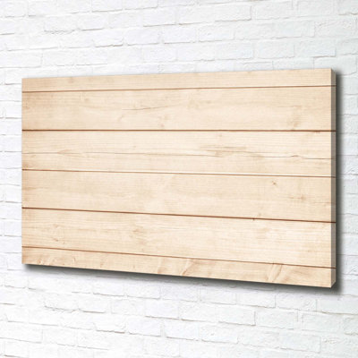 Wooden Background - Wrapped Canvas Print