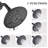 Effortless Temperature Control Brass Modern Matte Black Relaxation Shower