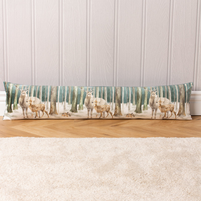 Stag Scene Rectangular Floor Cushion