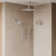 15-Spray Patterns 16" & 6" Triple Shower Heads, Shower Faucet  System with Thermostatic Rough-in Valve