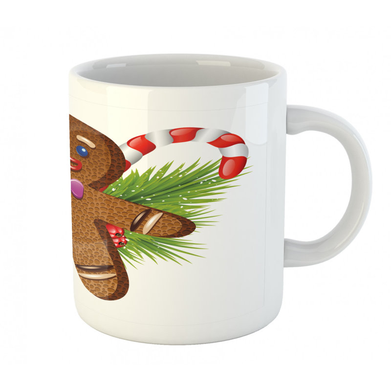 Grande tasse à café pain d’épice man
