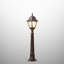 Lampadaire d'extérieur bronze antique