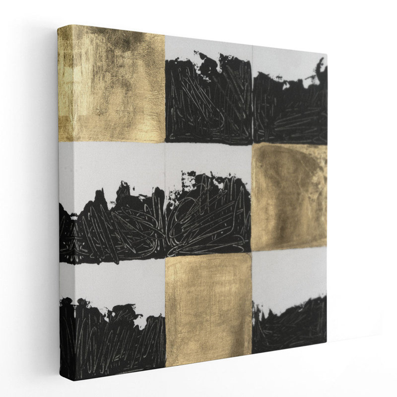 «Polarized Squares I», reproduction d'art sur toile, H 40 po x l 40 po