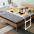 47.24" Mobile Overbed Table Height Length Adjustable Bed Desk With Wheels