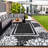 Outdoor Indoor Floral Bordered Area Rug,Outdoor Furniture Botanical Pattern Woven Carpet for Patio/Living Room, Durable & Easy Clean, Versatile Home Decor-91872960-91872974
