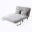 Versatile Convertible Chair Bed With Adjustable Backrest And Pillow For Home And Office