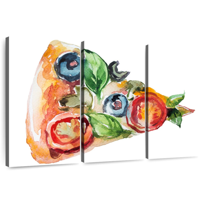 Yarlin Pizza Slice, 32" H x 50" W