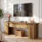 63" W Wooden Farmhouse Tv Stand For 55/60/65/75 Inches Tvs