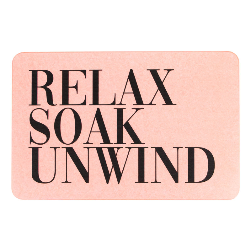 Non-Slip Bath Mat, Pink