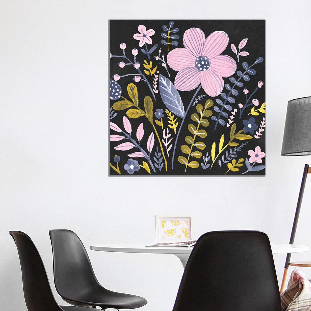 Sweet Folk Florals I by Jennifer Paxton Parker - Wrapped Canvas Painting