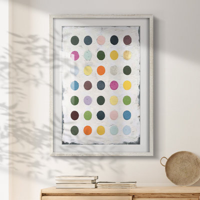 Chroma Dots I - impression encadrée