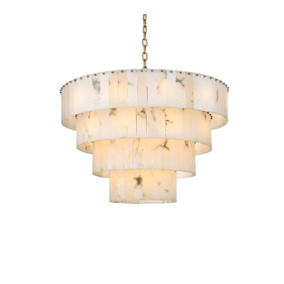 Lustre en albâtre de 40 pouces Intisar